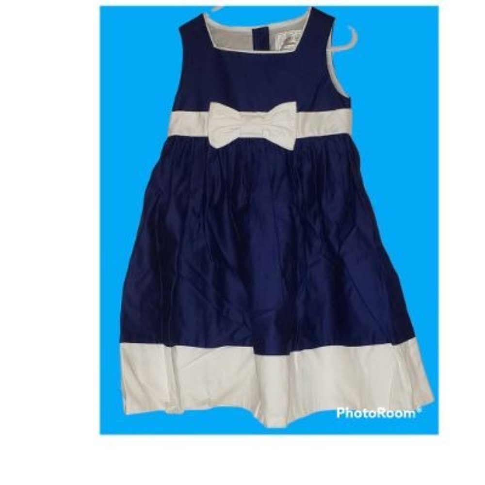 GYMBOREE - Dressed up Navy & White Party Dress Size 4T
